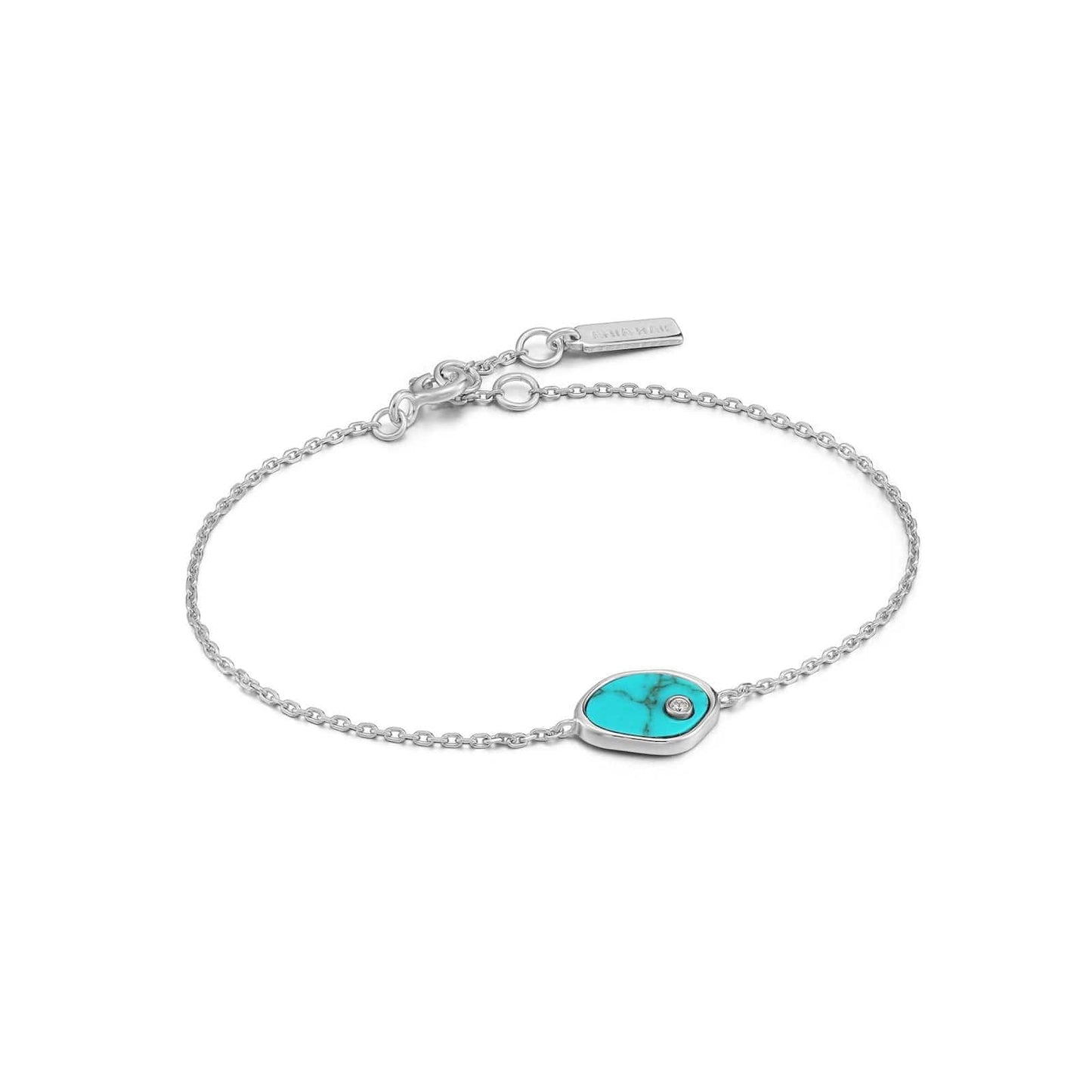 Load image into Gallery viewer, BRC Silver Tidal Turquoise Bracelet
