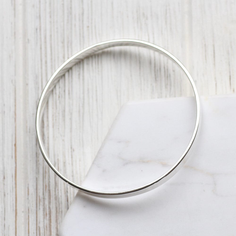 Simple Flat Top Bangle – Dandelion Jewelry