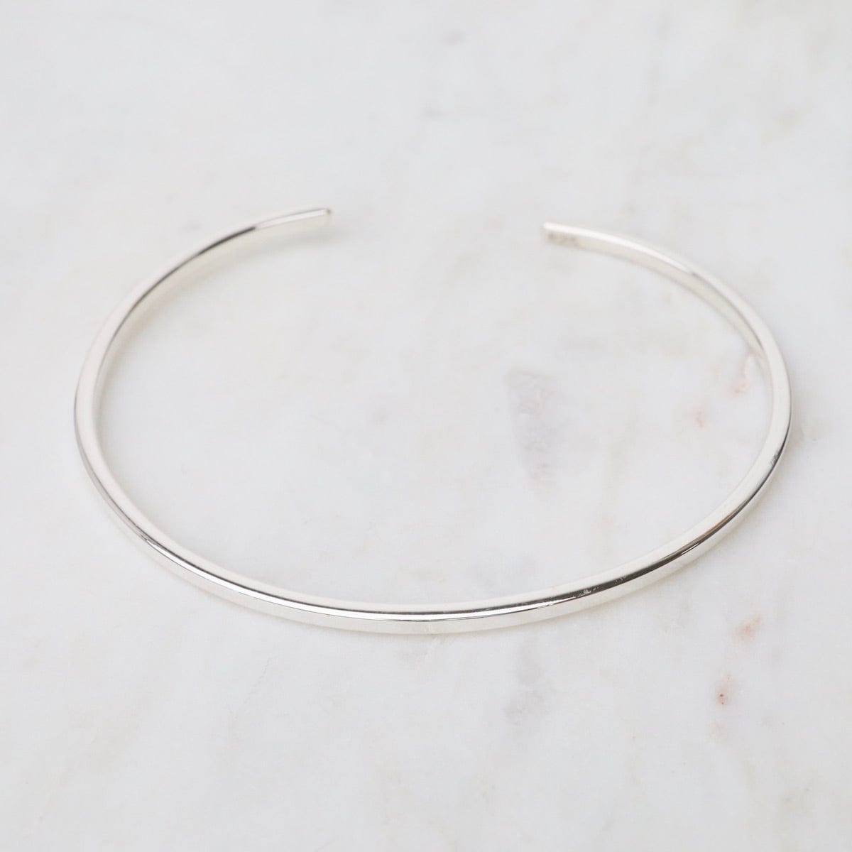 Simple Square Wire Sterling Silver Cuff Dandelion Jewelry