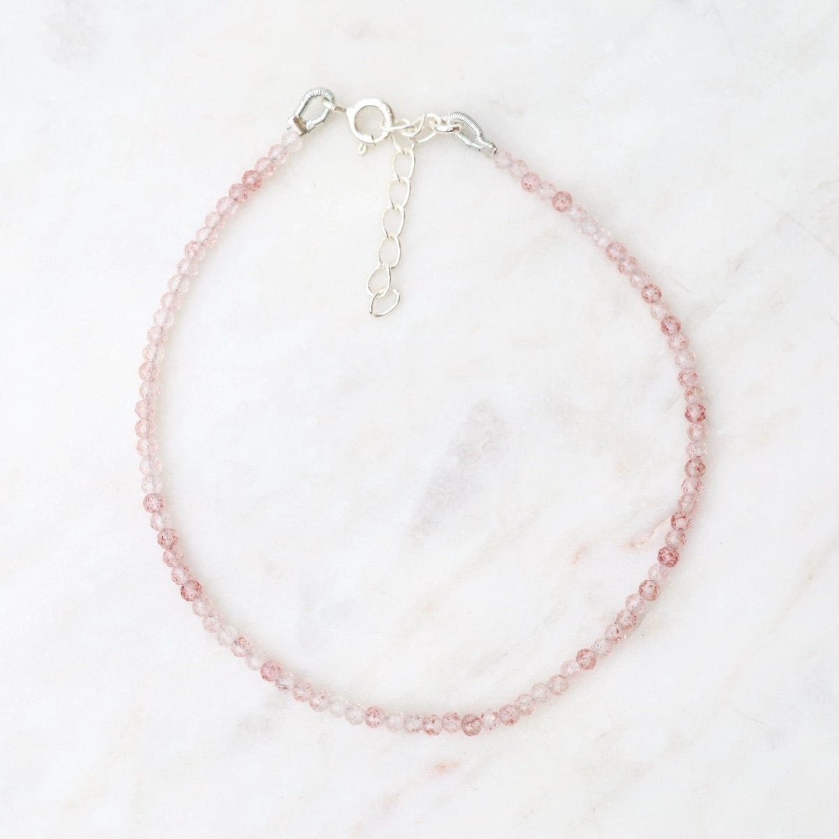 BRC Simple Stone Bracelet - Cherry Quartz