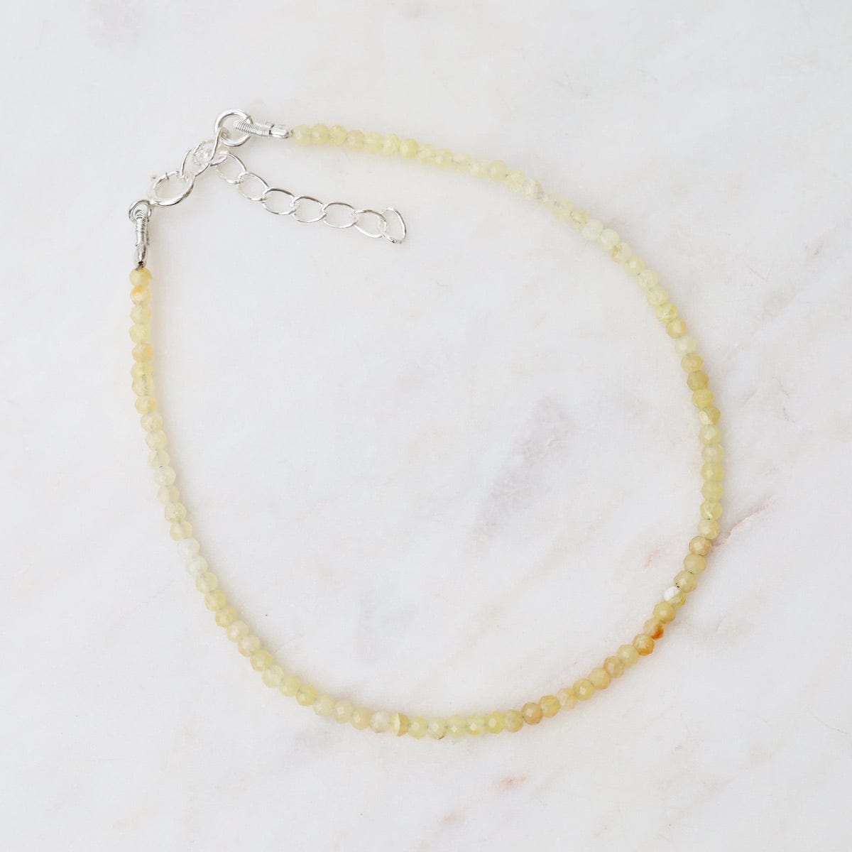 BRC Simple Stone Bracelet - Yellow Jade