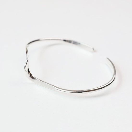 BRC Simple Wave Cuff Sterling Silver