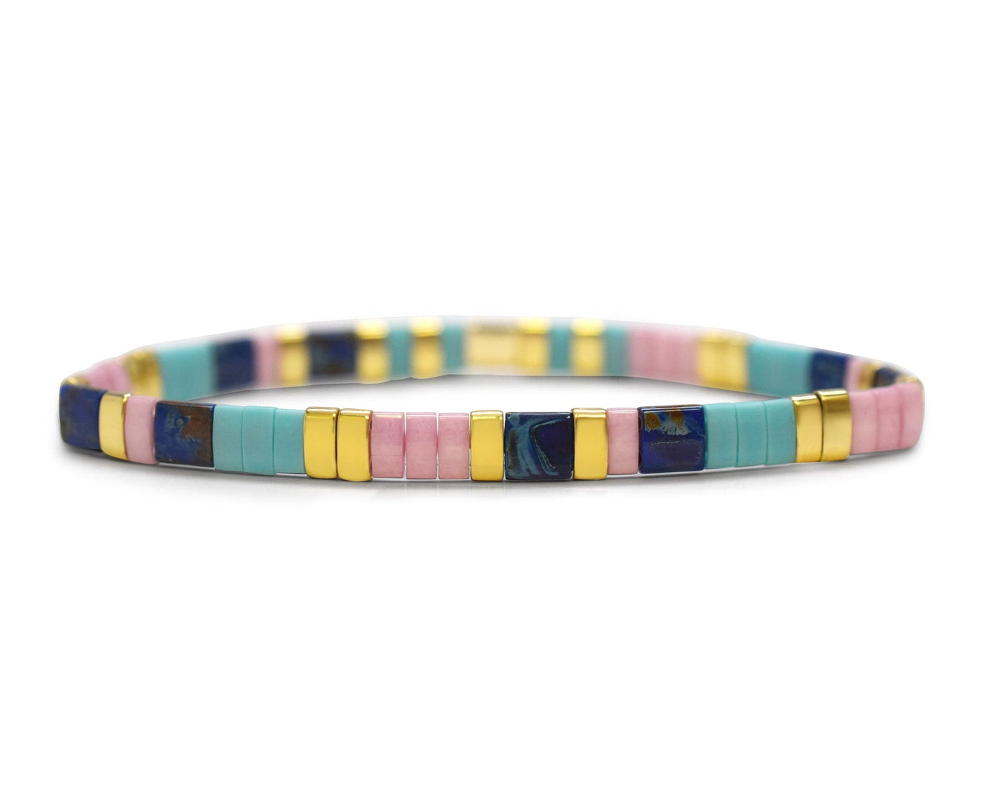 BRC Sister - Morse Code Tila Beaded Bracelet