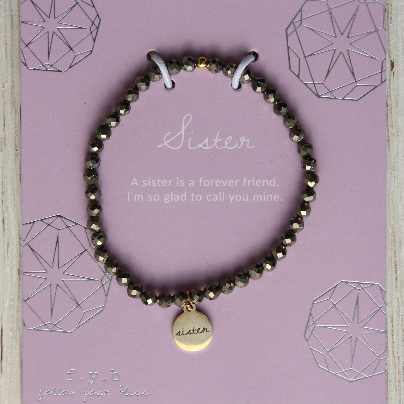 BRC Sister - Stretchy Pyrite Bracelet