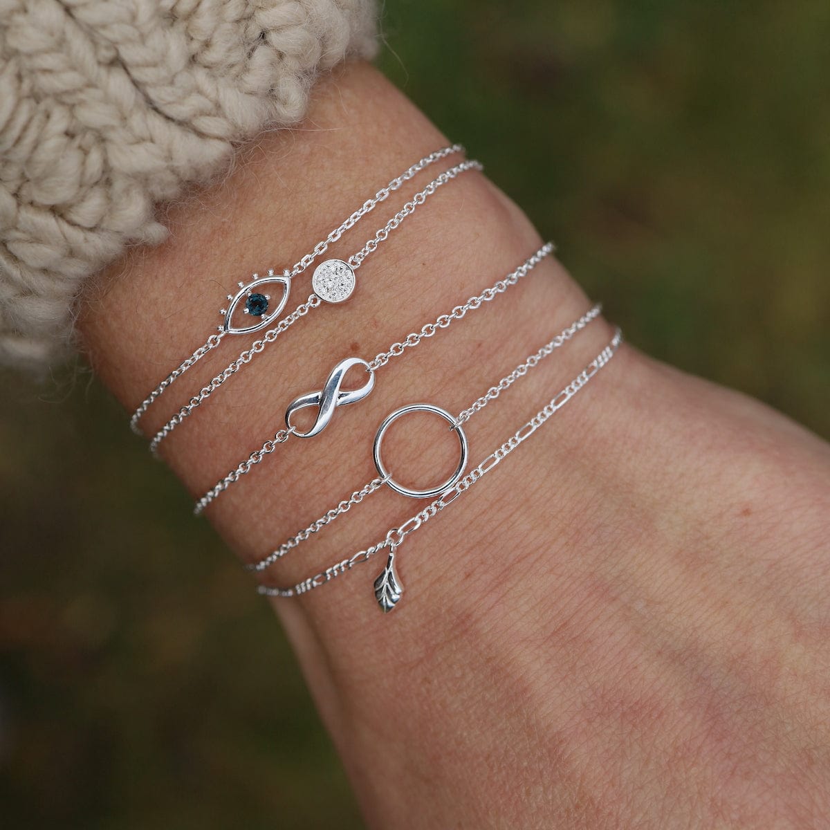 BRC Small Circle Bracelet - Sterling Silver