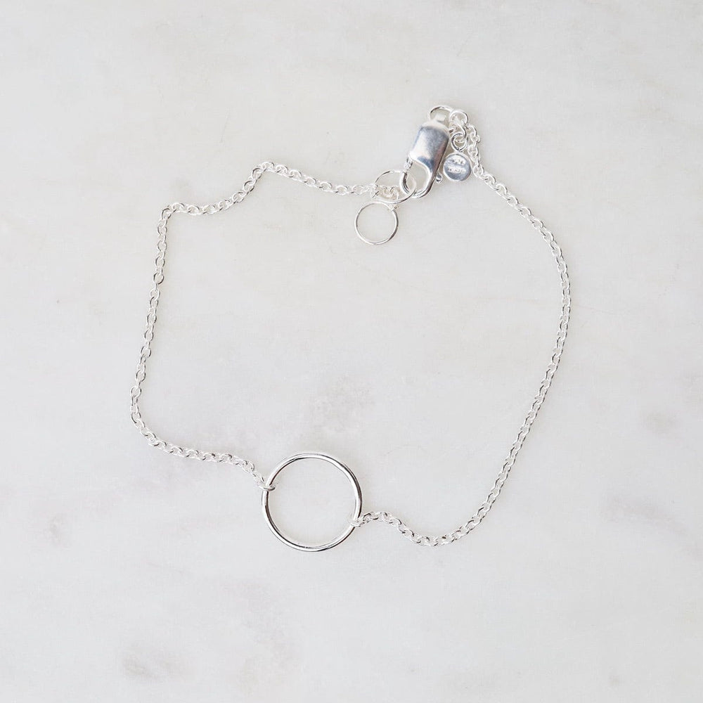 BRC Small Circle Bracelet - Sterling Silver