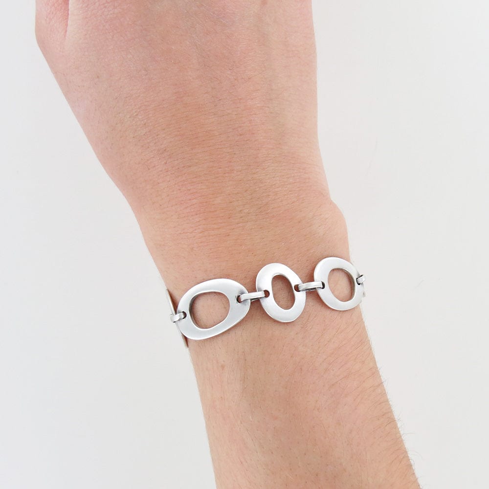 BRC Small Organic Links Bracelet - Sterling Silver