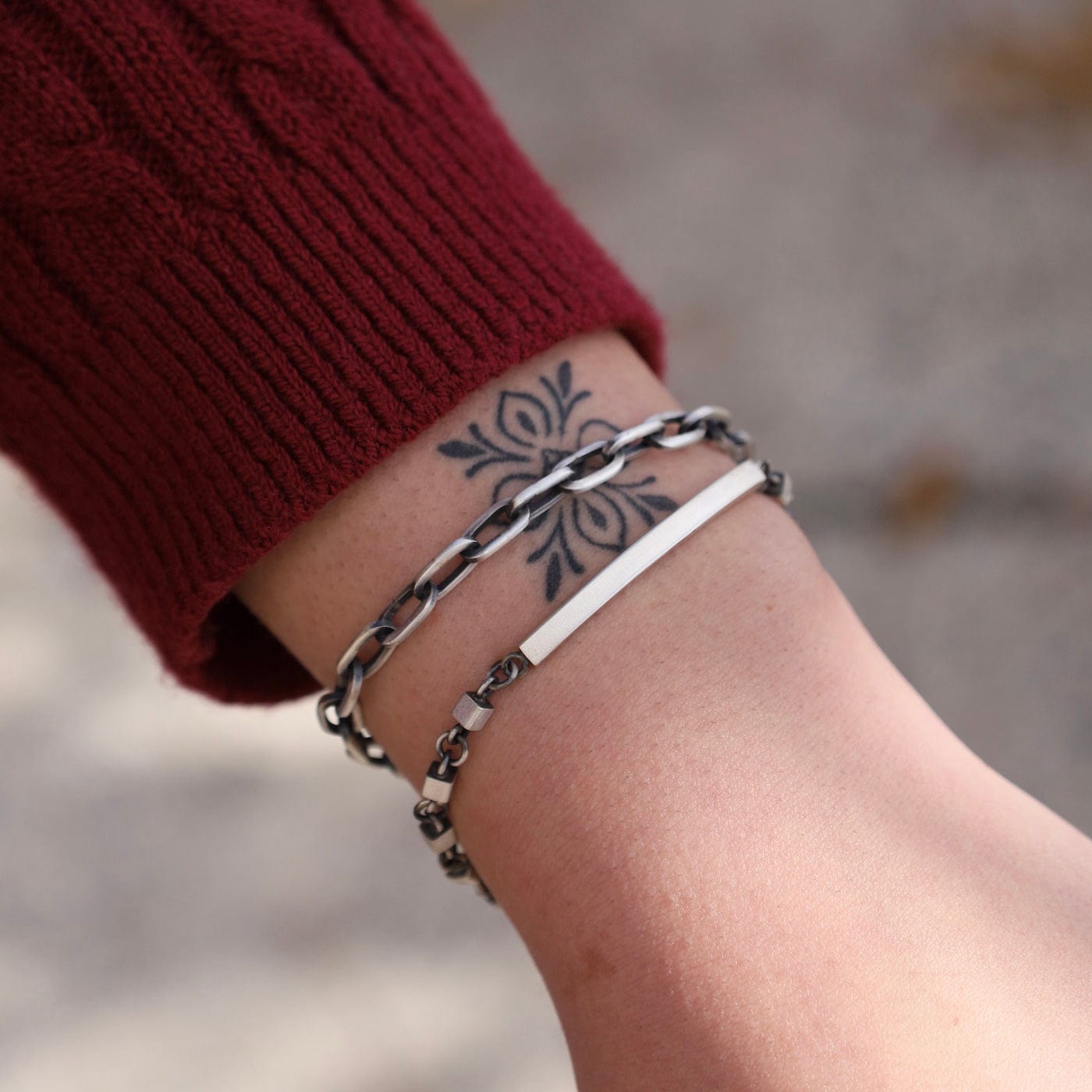 BRC Small Oval Link Bracelet