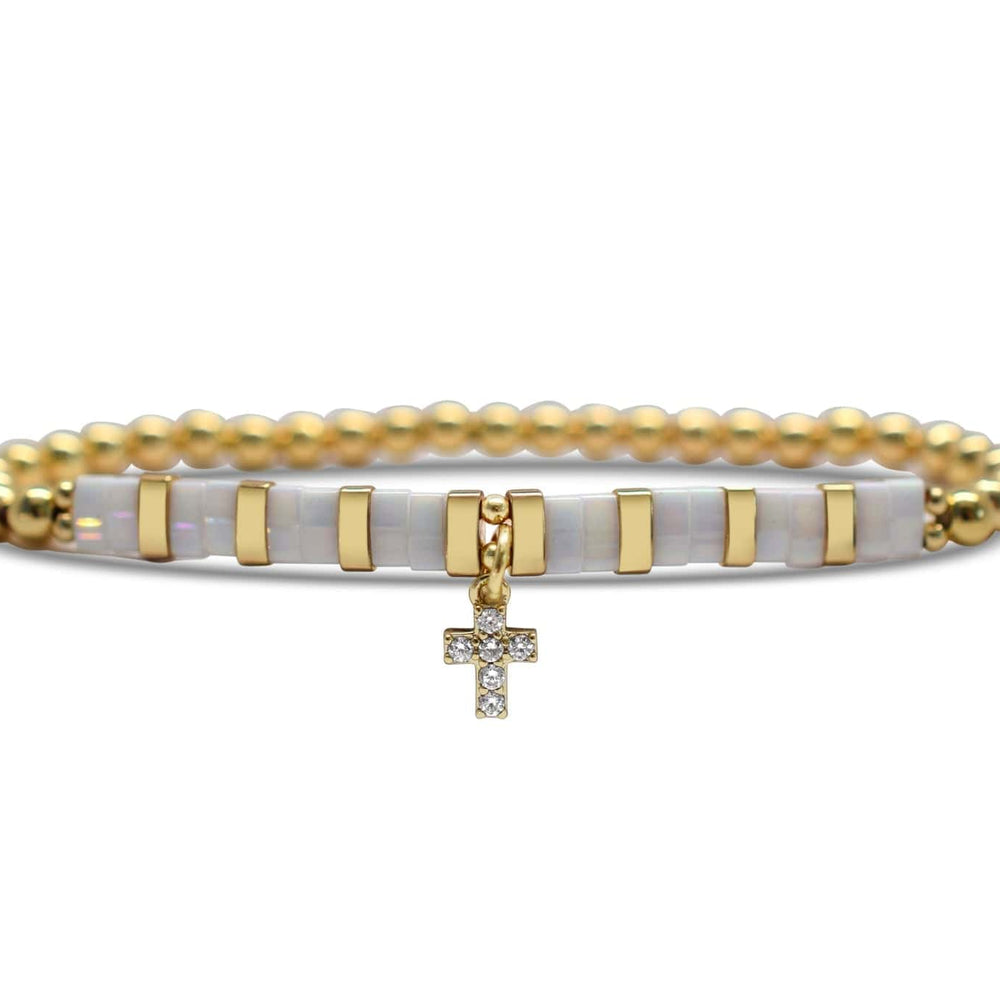 BRC So Charming - Bead It! Cross Bracelet