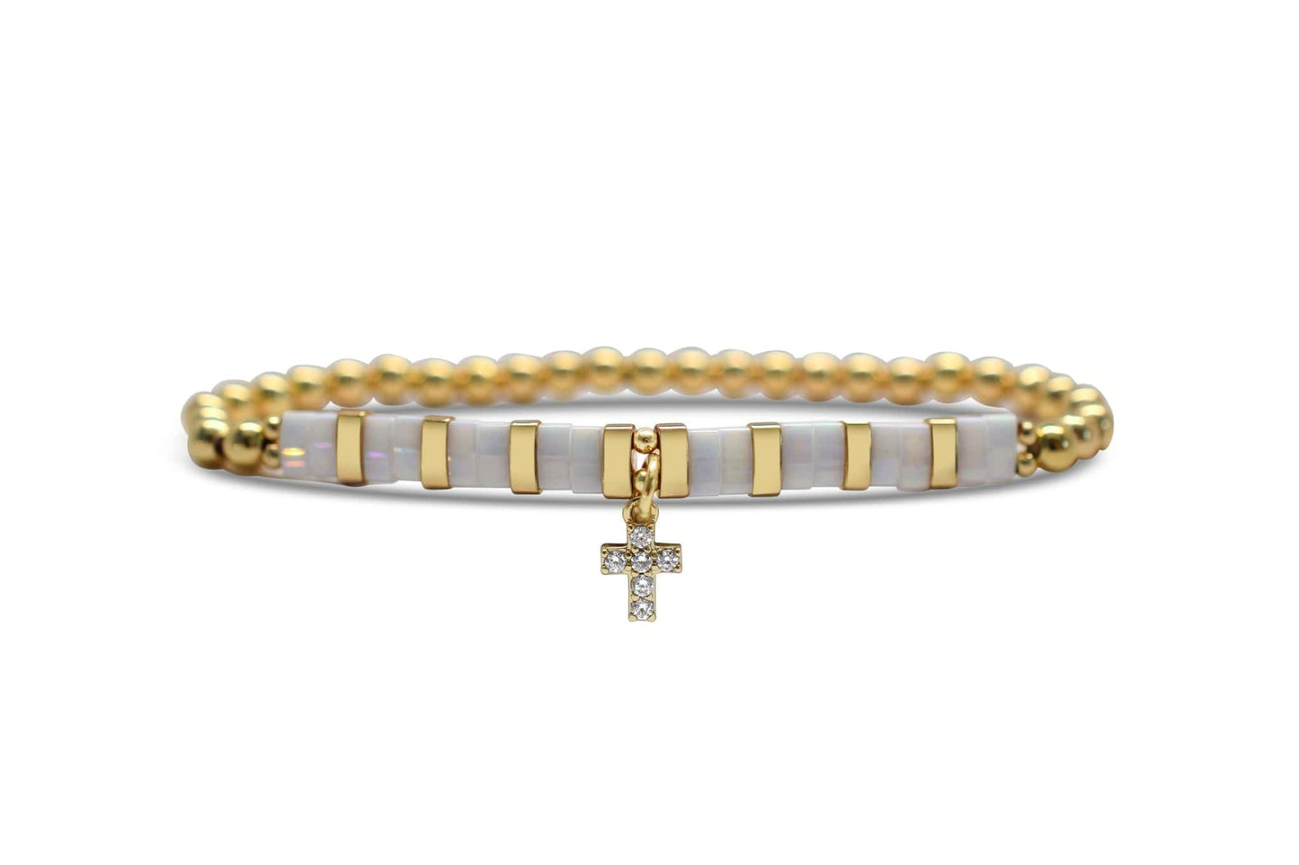 BRC So Charming - Bead It! Cross Bracelet