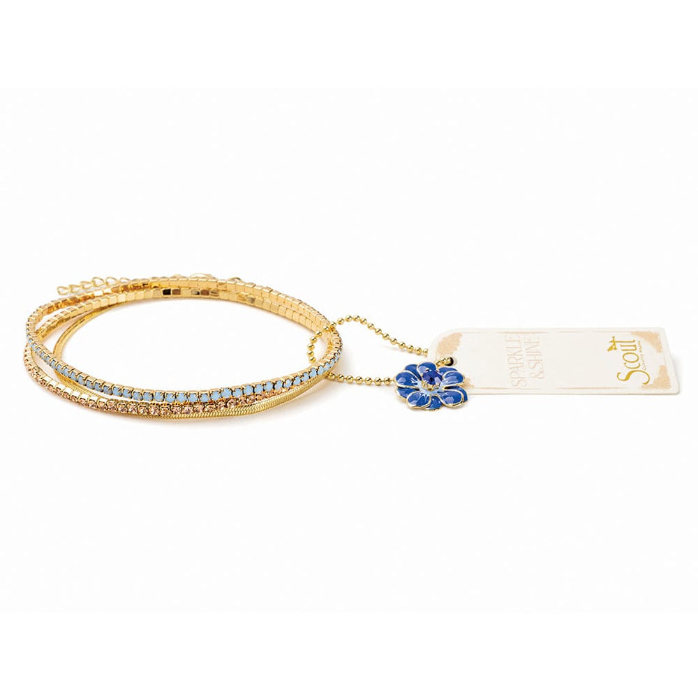 
                      
                        BRC Sparkle & Shine Rhinestone Bracelet Trio - Air Blue Opal & Gold
                      
                    