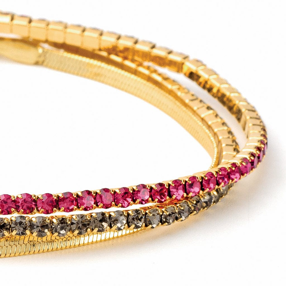 
                      
                        BRC Sparkle & Shine Rhinestone Bracelet Trio - Fuchsia & Gold
                      
                    