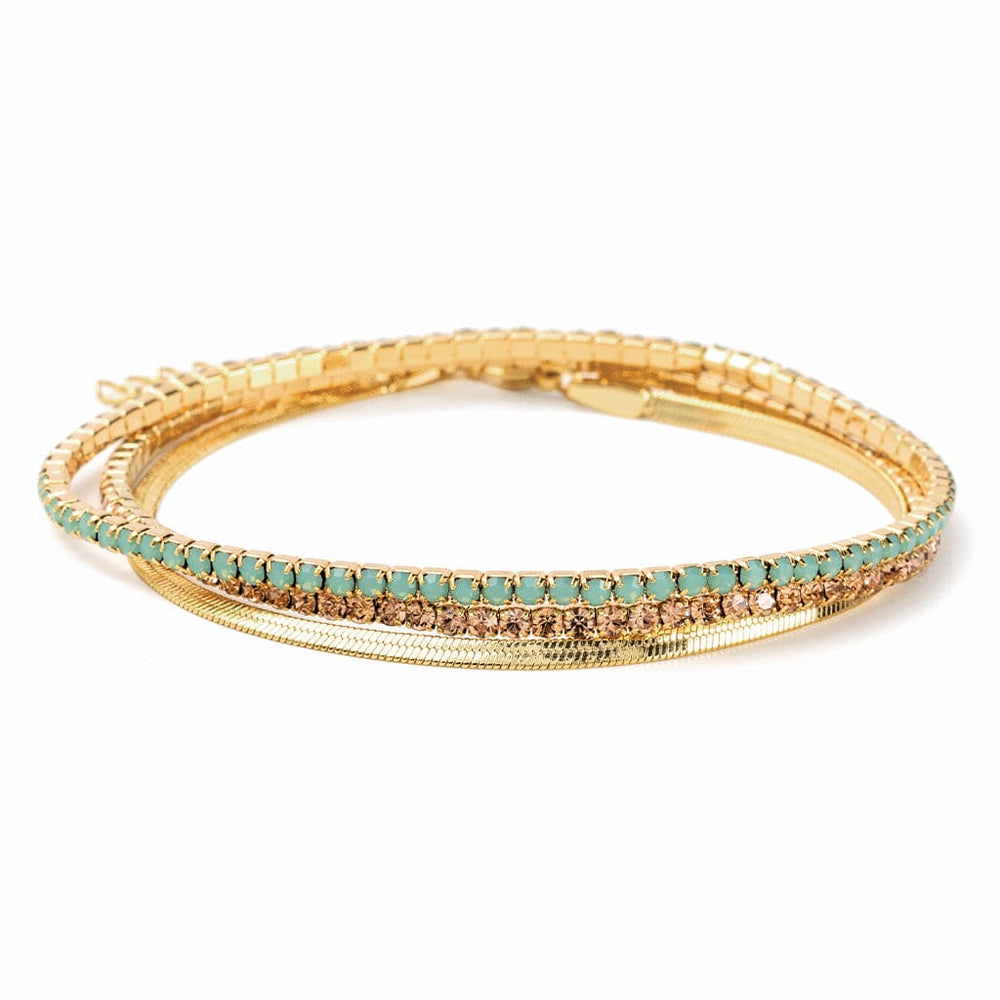 
                  
                    BRC Sparkle & Shine Rhinestone Bracelet Trio - Pacific Opal/Gold
                  
                