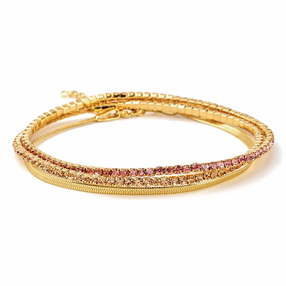 
                      
                        BRC Sparkle & Shine Rhinestone Bracelet Trio - Pink & Gold
                      
                    