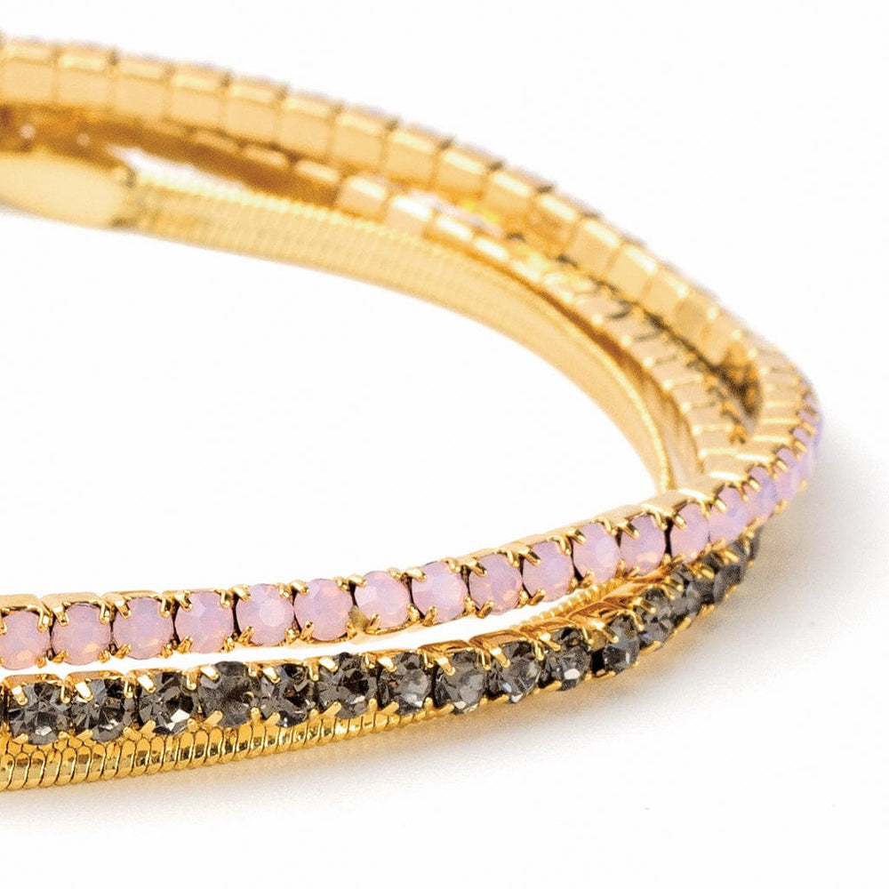 
                      
                        BRC Sparkle & Shine Rhinestone Bracelet Trio - Rose Water Opal & Gold
                      
                    