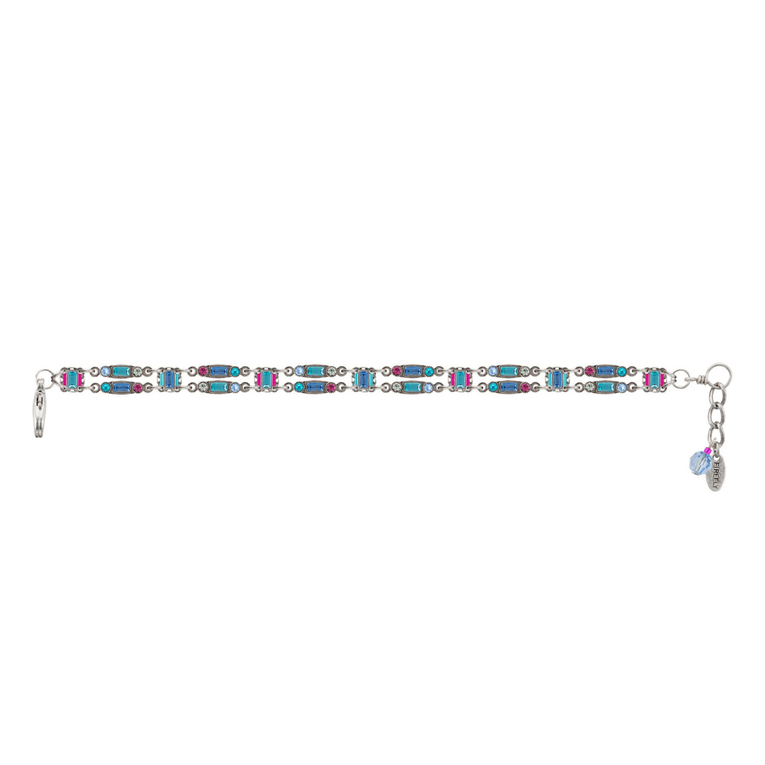 BRC-SPL Architectural Petite Double Line Bracelet - Light