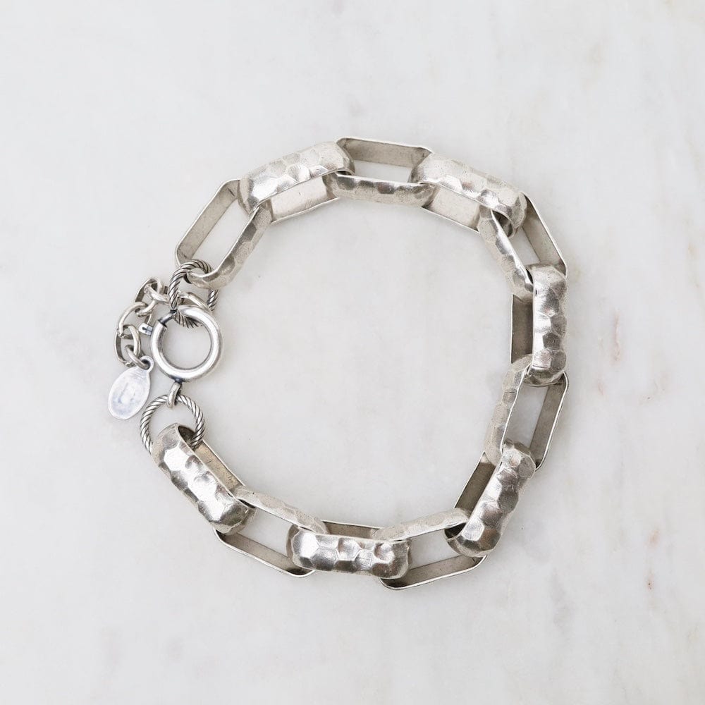 BRC-SPL Large Rectangle Link Bracelet