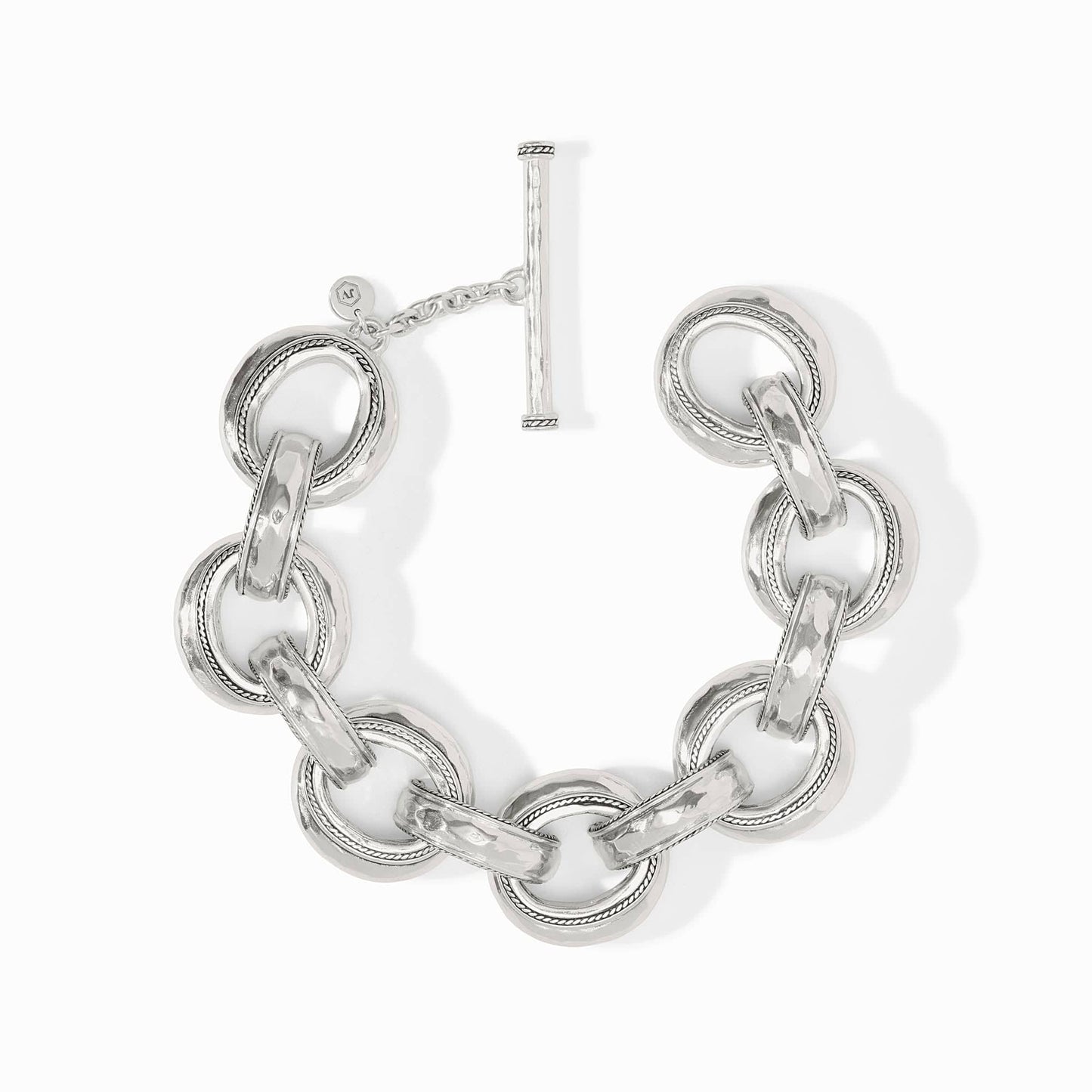 BRC-SPL Silver Cannes Demi Link Bracelet