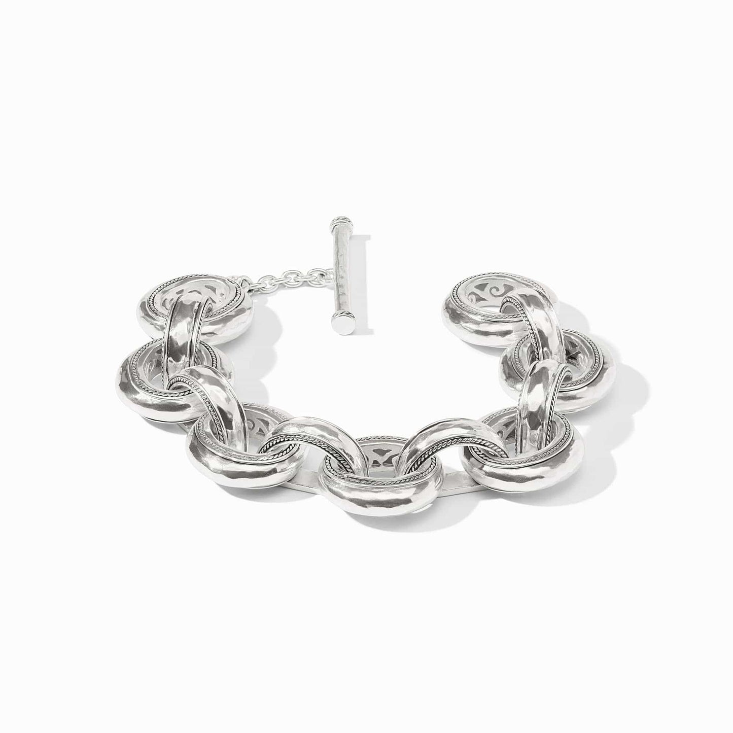 BRC-SPL Silver Cannes Demi Link Bracelet