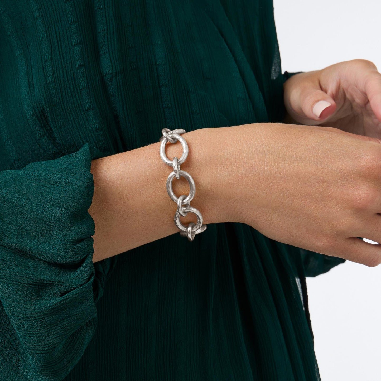 BRC-SPL Silver Catalina Demi Link Bracelet