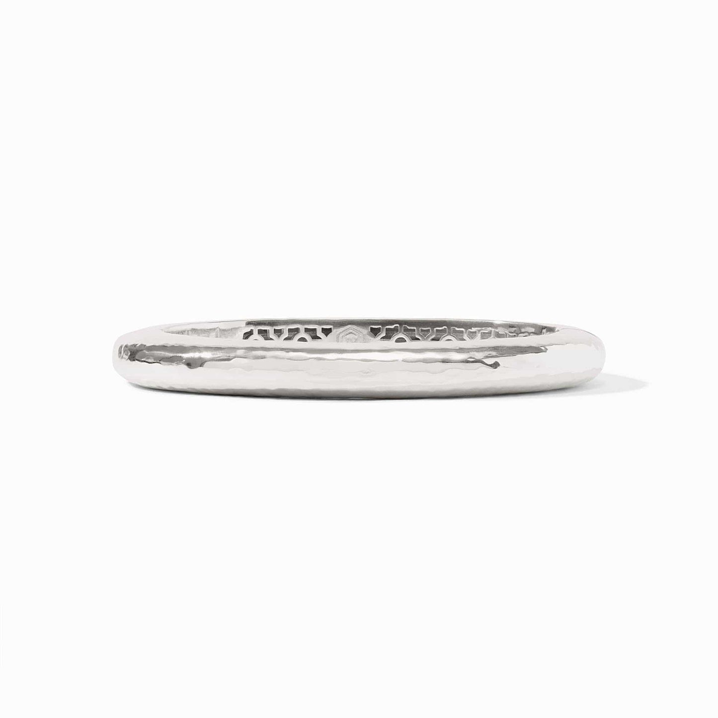 BRC-SPL Silver Catalina Hinge Bangle Bracelet