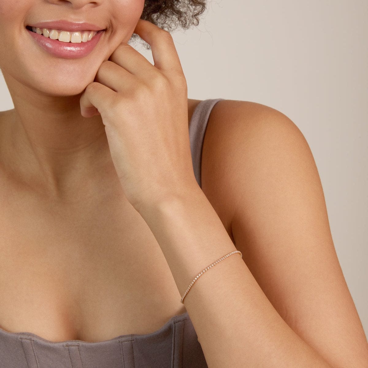 BRC-SPL Silver Plated Mom Tennis Bracelet