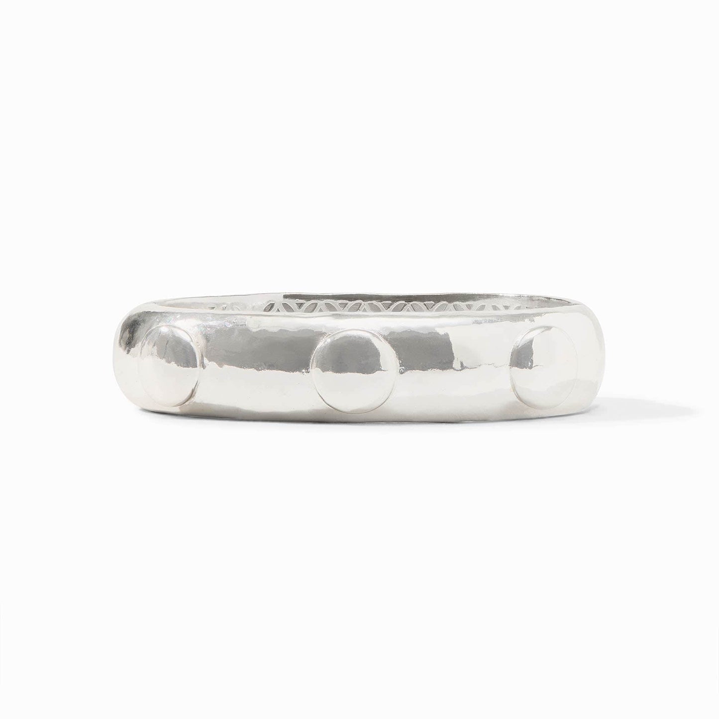 BRC-SPL Silver Solara Hinge Bangle Bracelet