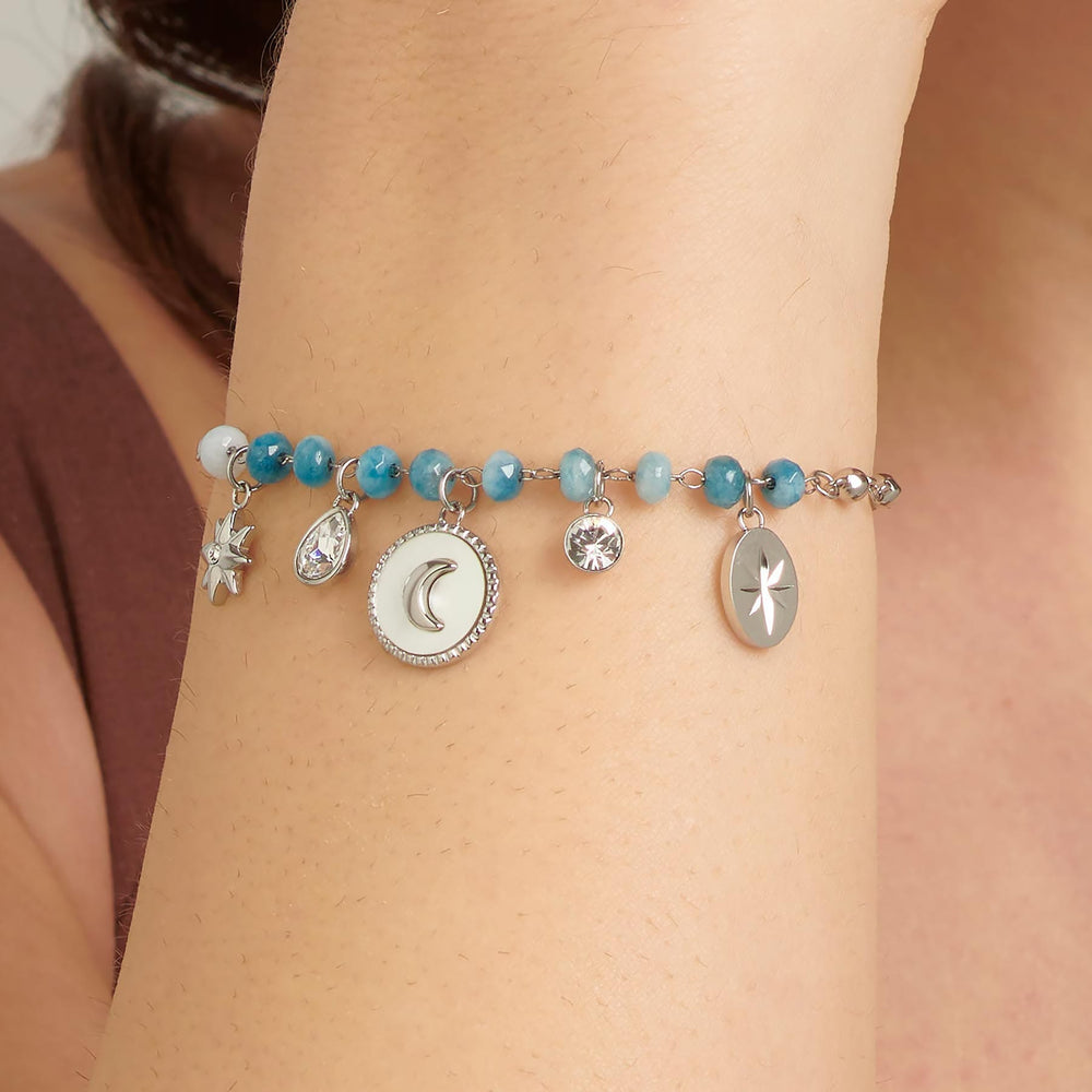 
                      
                        BRC-SS Stainless Steel Chakra Bracelet - Moon
                      
                    