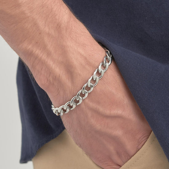 BRC-SS Stainless Steel Curb Chain Bracelet