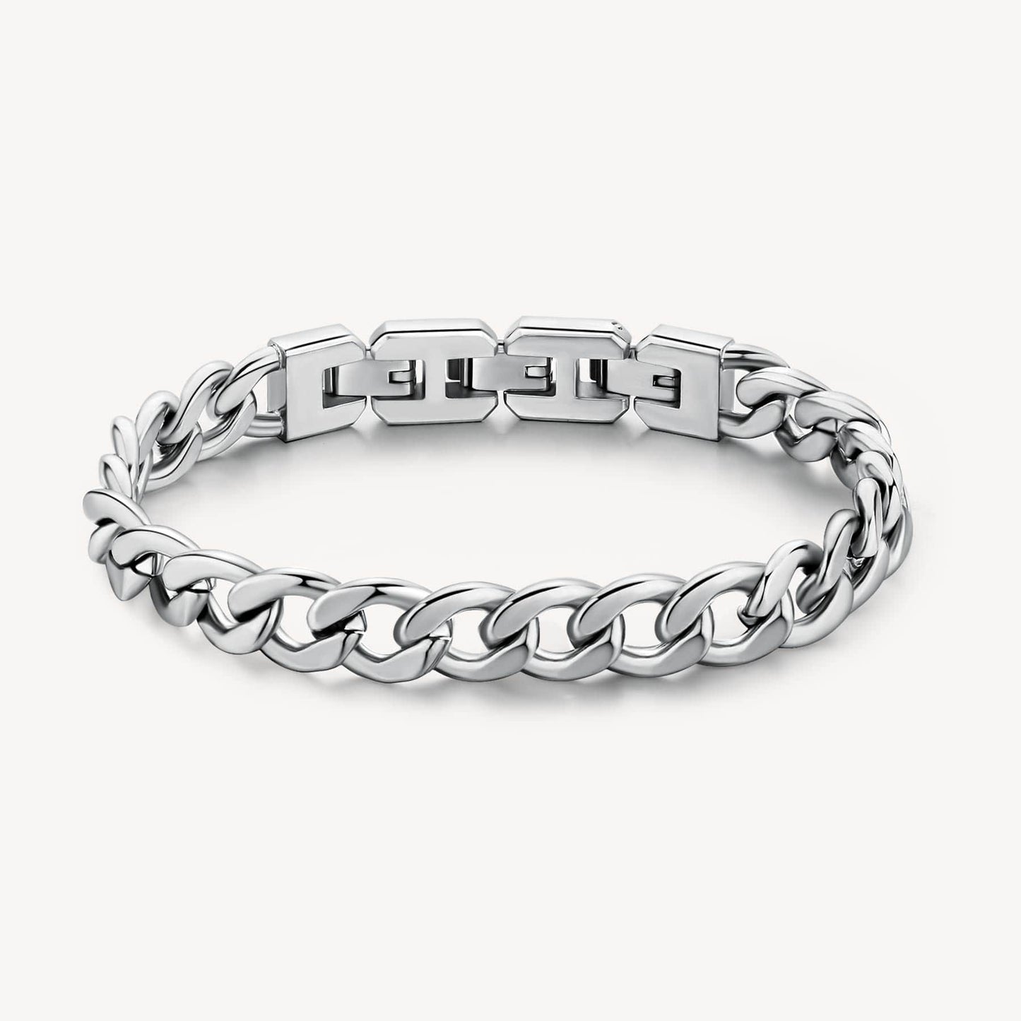 BRC-SS Stainless Steel Curb Chain Bracelet