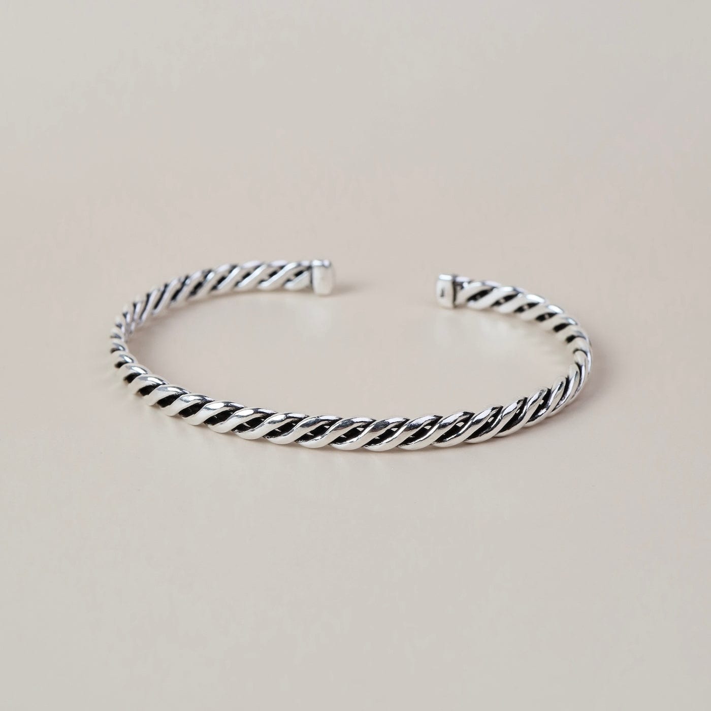 BRC Sterling Silver 5mm Loosly Twisted Cuff