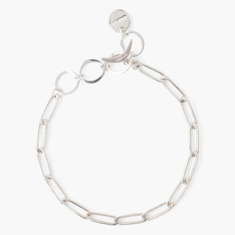 BRC Sterling Silver Chain Link Bracelet