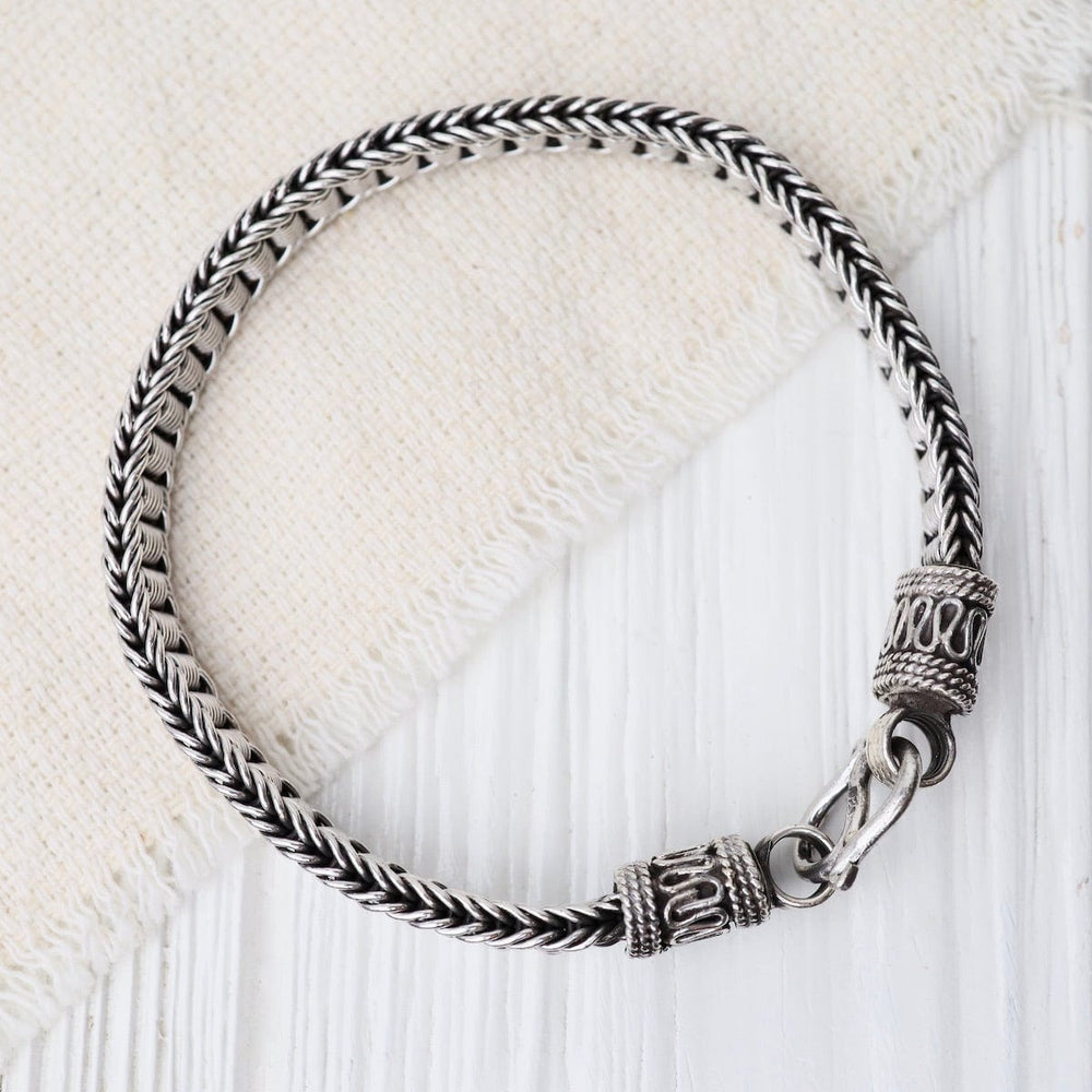 
                  
                    BRC Sterling Silver Coil Woven Bali Chain Bracelet
                  
                