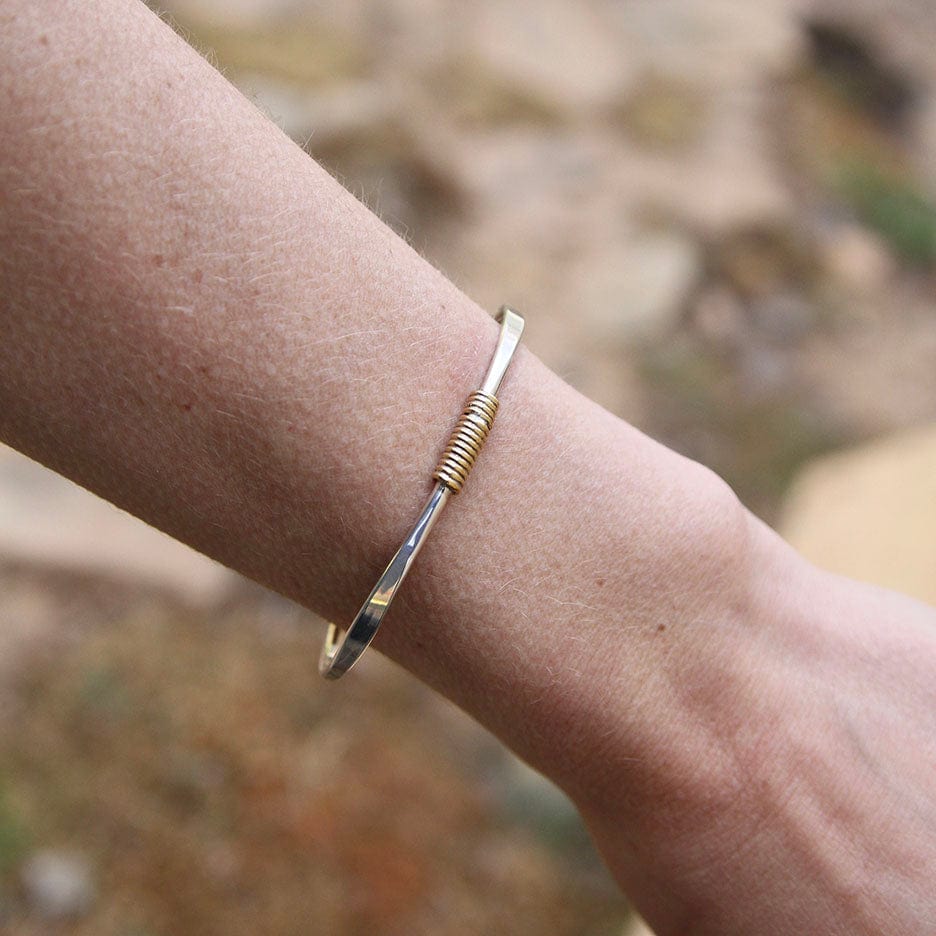 
                      
                        BRC Sterling Silver Cuff With Brass Wrap
                      
                    