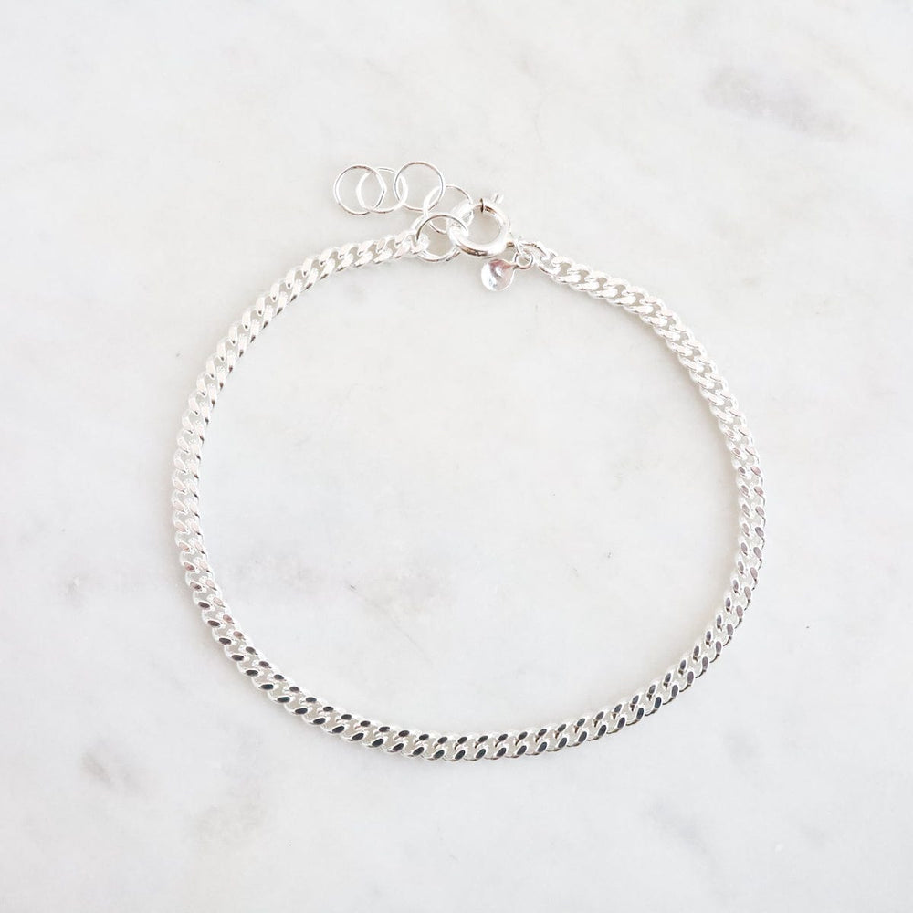 
                  
                    BRC Sterling Silver Cut Curb Chain Bracelet
                  
                