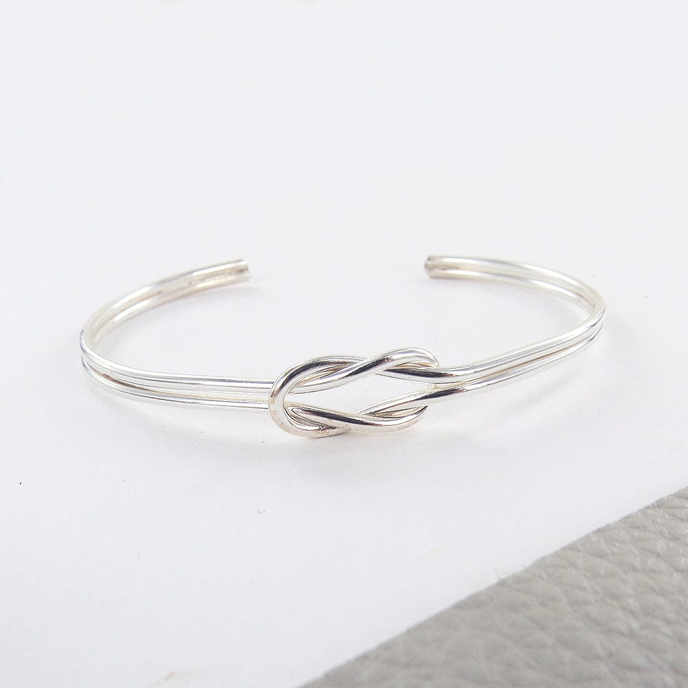 BRC Sterling Silver Love Knot Bracelet