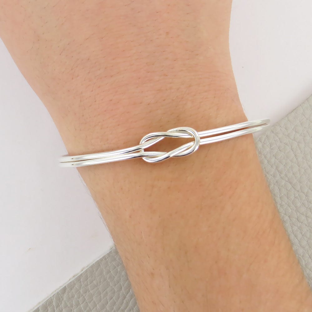 BRC Sterling Silver Love Knot Bracelet