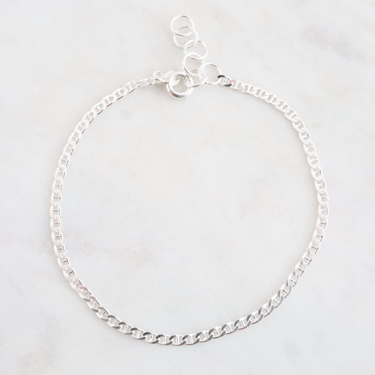 BRC Sterling Silver Mariner Chain Bracelet