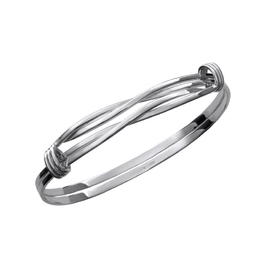 BRC Sterling Silver Signature Twist Bracelet - Medium