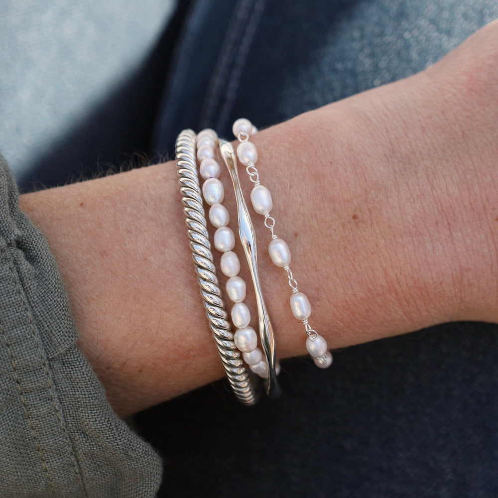 
                  
                    BRC Sterling Silver Slight Bubbles Cuff
                  
                