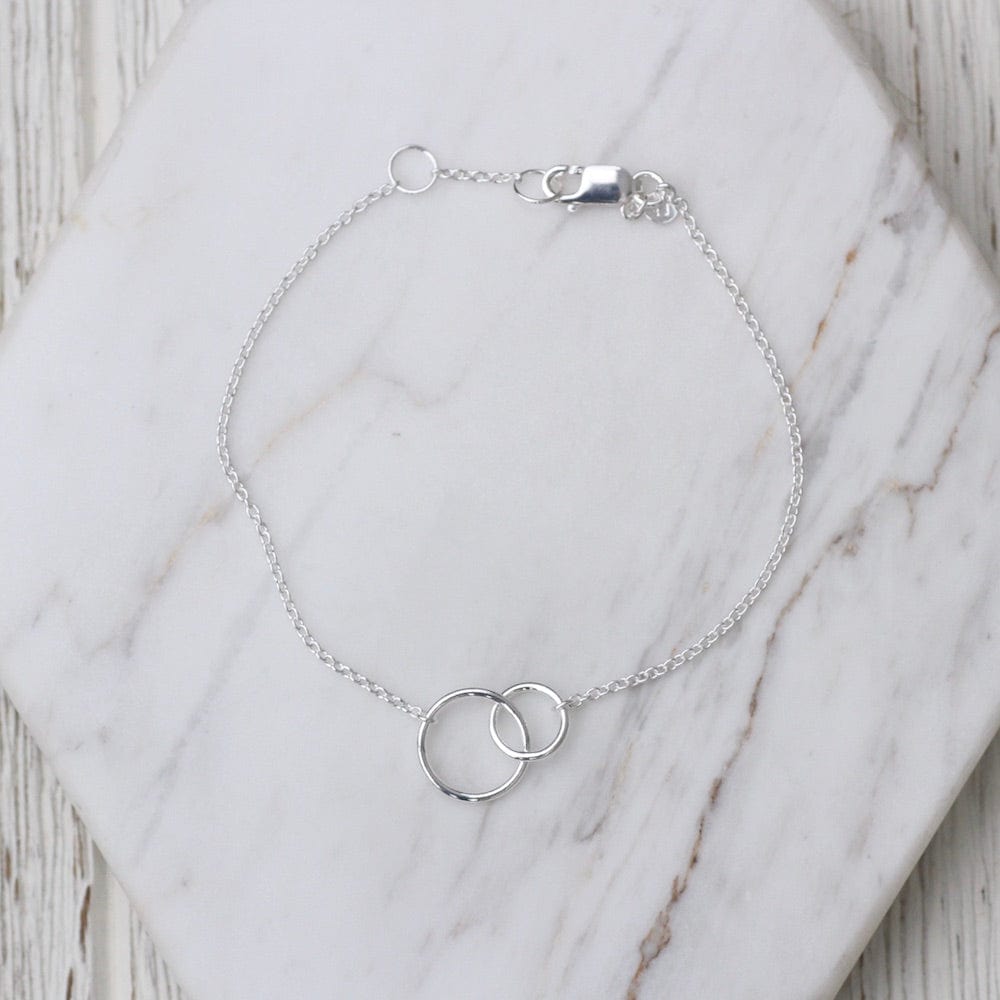 
                      
                        BRC Sterling Silver Two Circle Bracelet
                      
                    