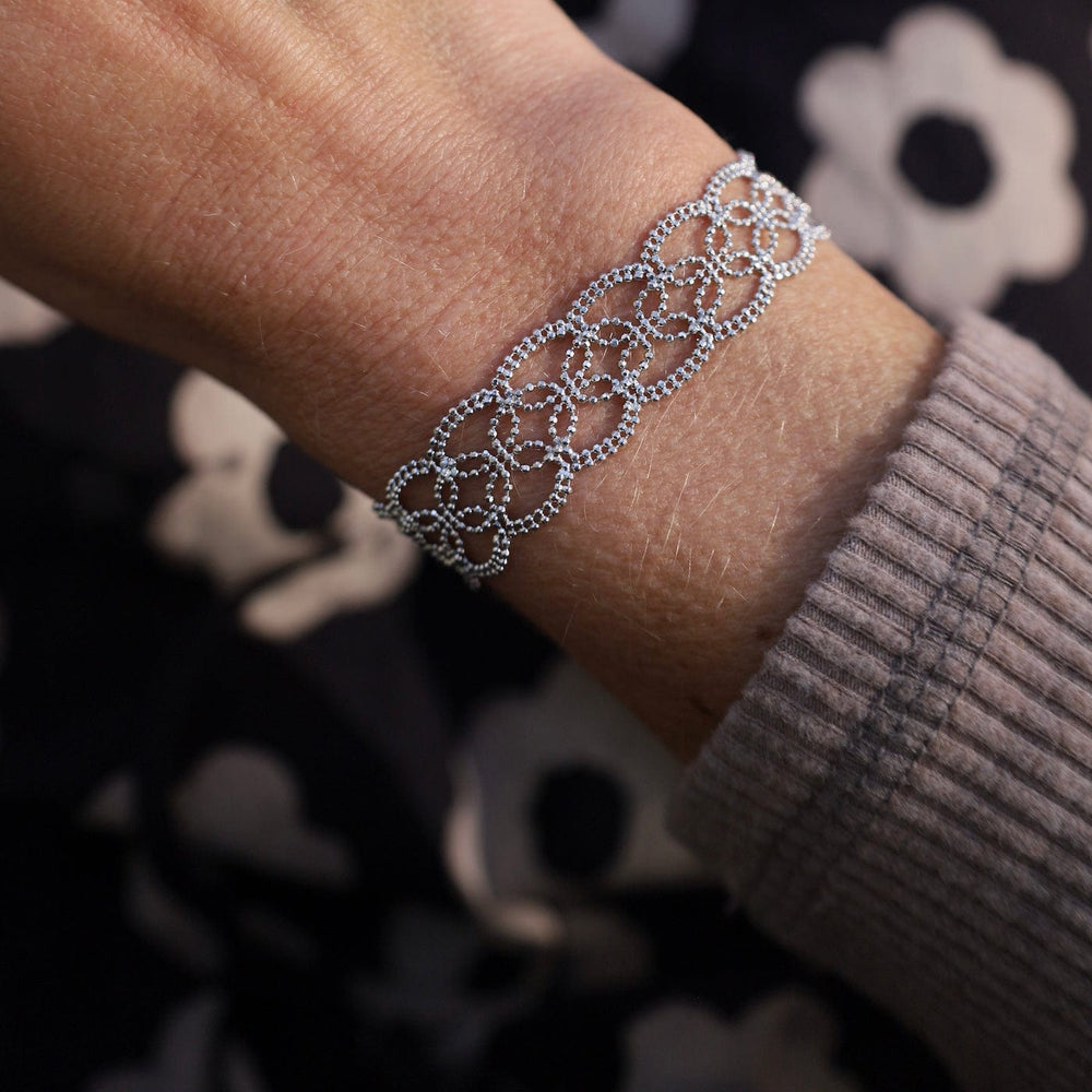 
                      
                        BRC Sterling Silver Woven Lace Bracelet
                      
                    