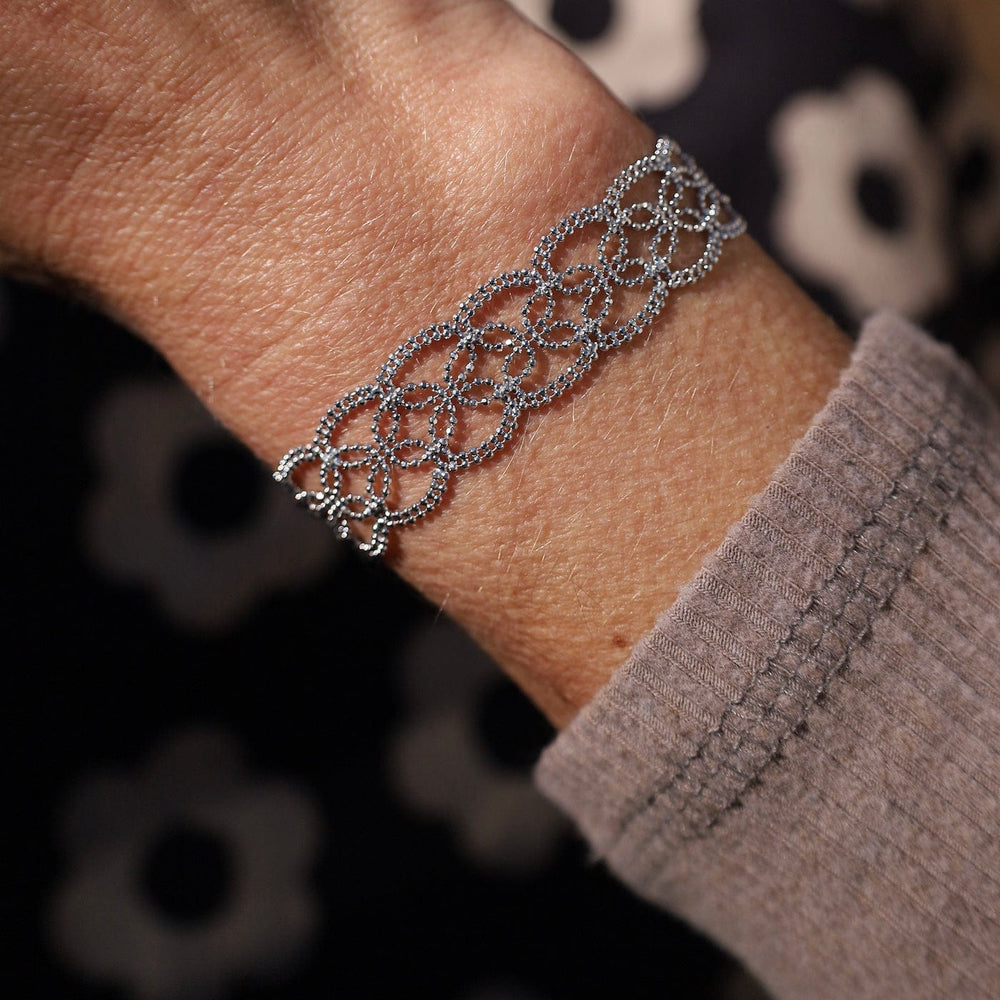 
                      
                        BRC Sterling Silver Woven Lace Bracelet
                      
                    