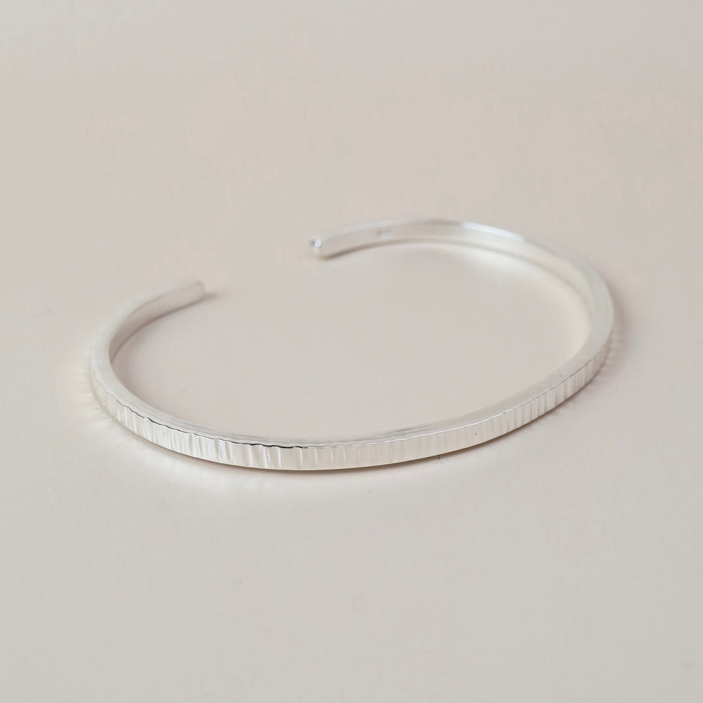 
                  
                    BRC Sterling Thin 3mm Ribbed Cuff
                  
                