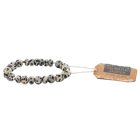 BRC Stone Stack Bracelet - Dalmatian Jasper - Stone of Joy