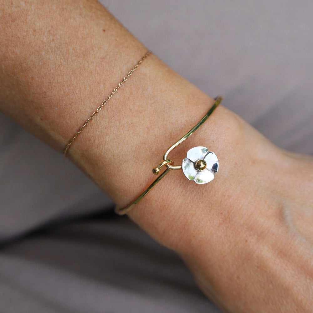 BRC Sweet Blossom Brass Bracelet