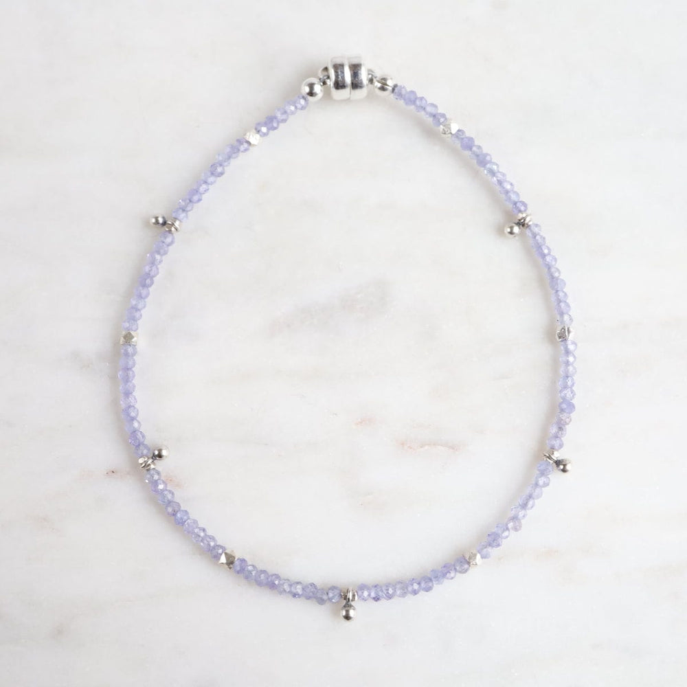 
                      
                        BRC Tanzanite Tiny Silver Ball Charms Bracelet
                      
                    