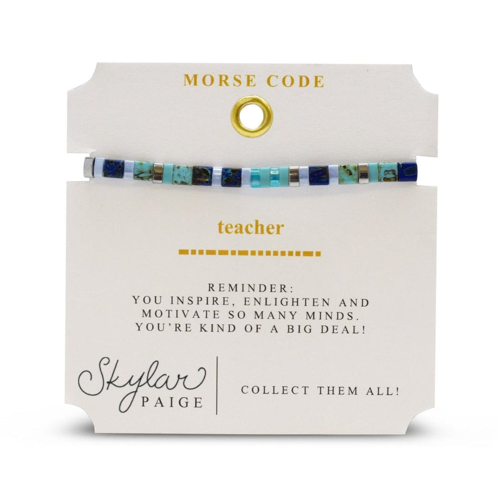 
                      
                        BRC Teacher - Morse Code Tila Beaded Bracelet
                      
                    