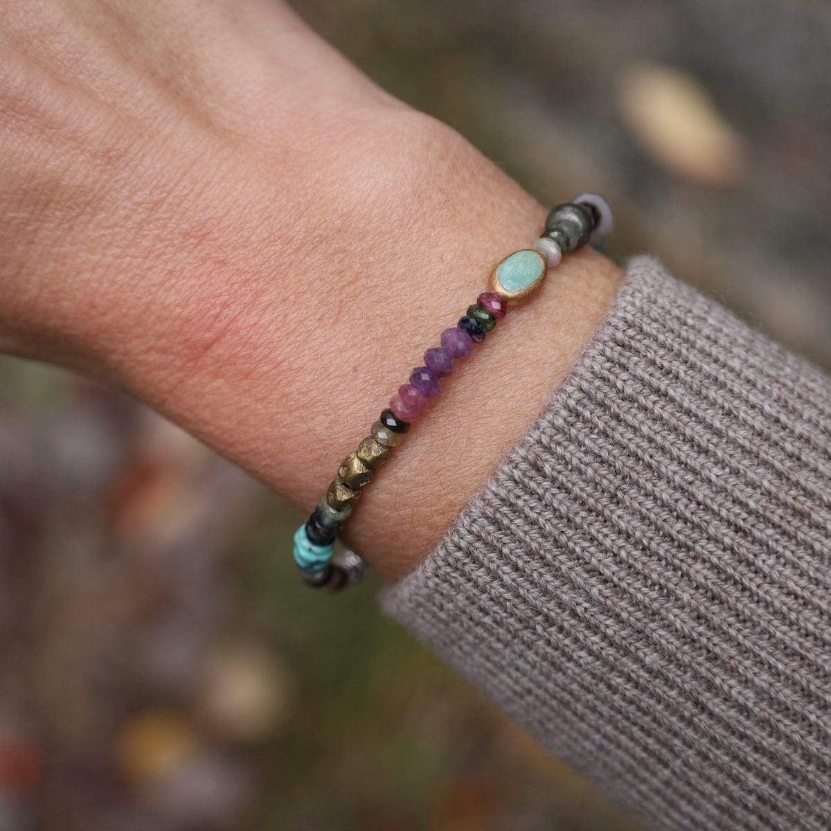 BRC The Catamount Silver Stretch Bracelet
