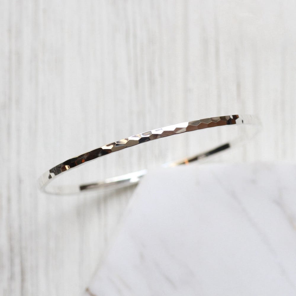 BRC Thin Hammered Bangle